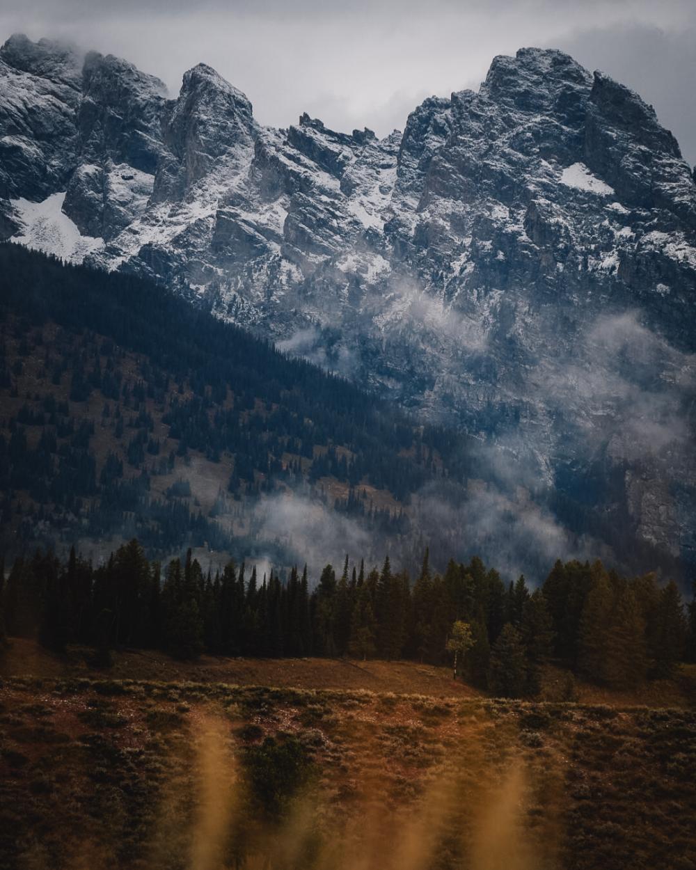 Dark mountains image