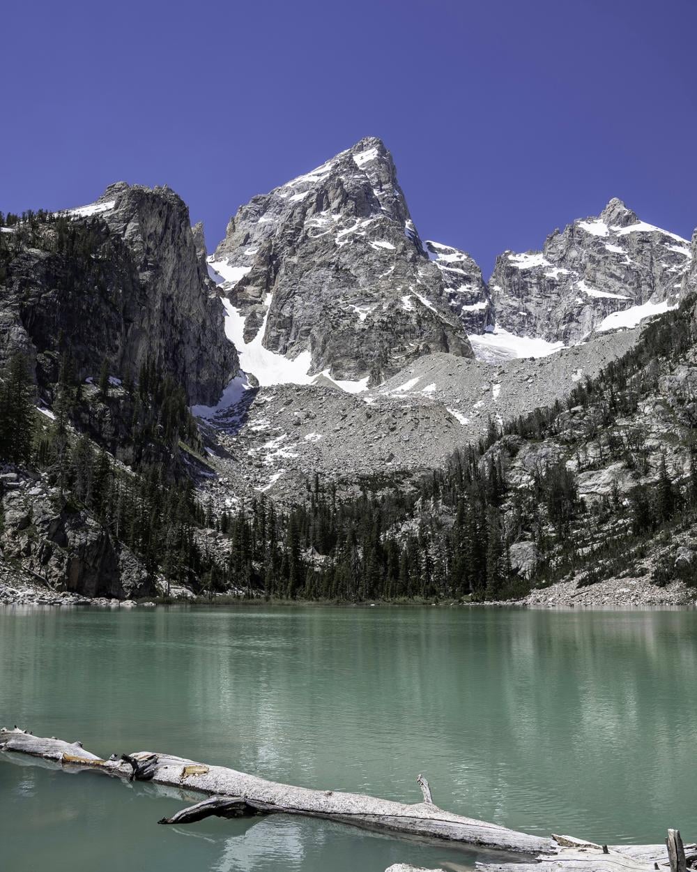 Lake with Mountain Top in background