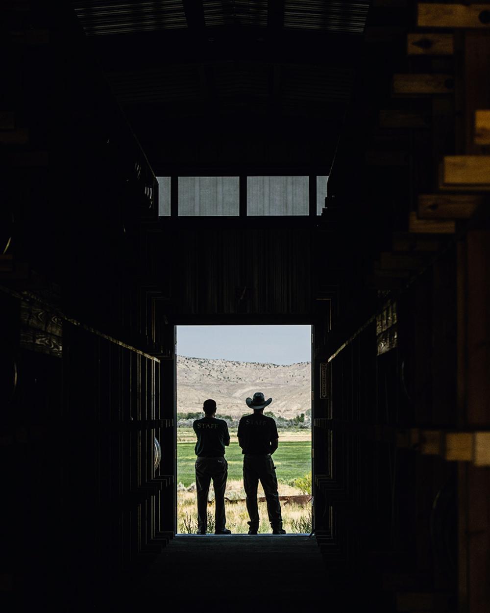 Two men in Rickhouse