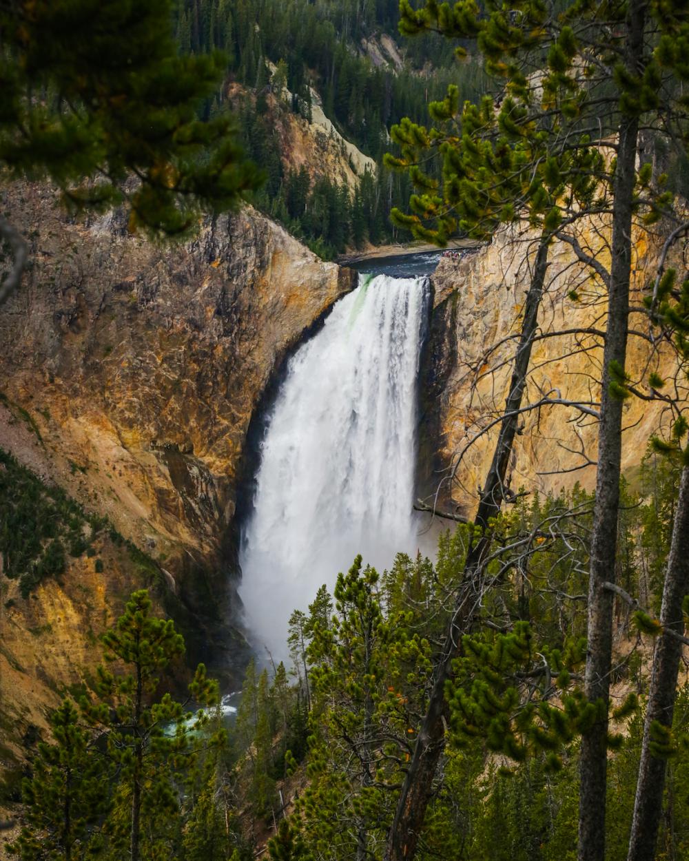 Yellowstone National Park Waterfall