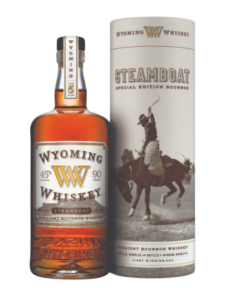 Wyoming Whiskey Steamboat Bourbon Whiskey with Container